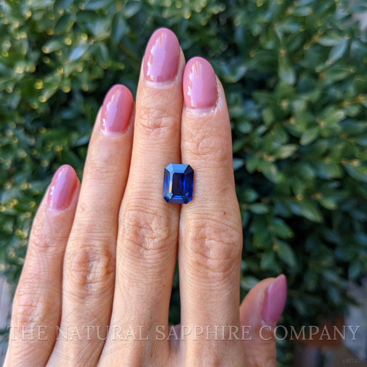 4.29 Ct. Blue Sapphire from Ceylon (Sri Lanka)
