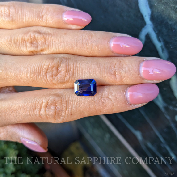 4.29 Ct. Blue Sapphire from Ceylon (Sri Lanka)