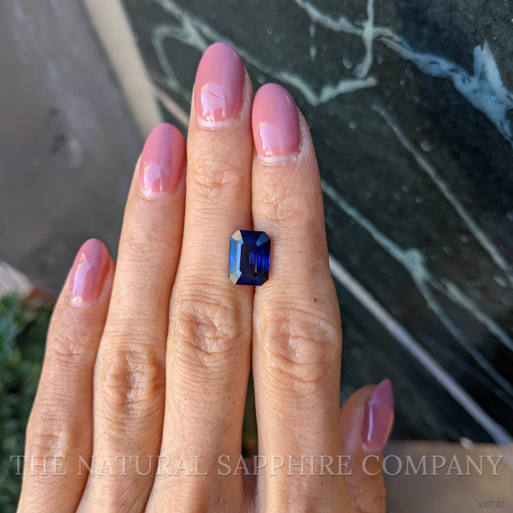 4.29 Ct. Blue Sapphire from Ceylon (Sri Lanka)