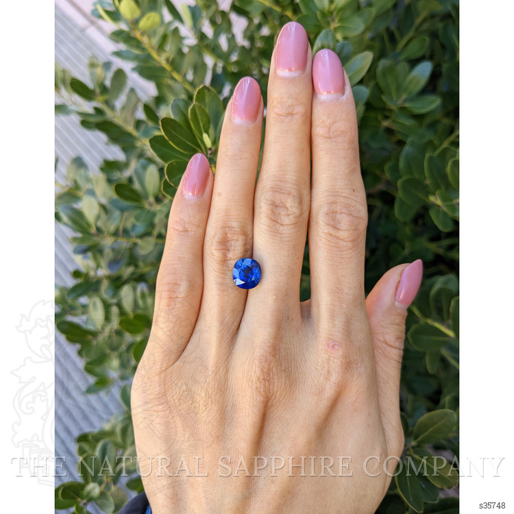 4.30 Ct. Blue Sapphire from Ceylon (Sri Lanka)