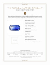 2.93 Ct. Bi Color Sapphire from Ceylon (Sri Lanka) Scan Report
