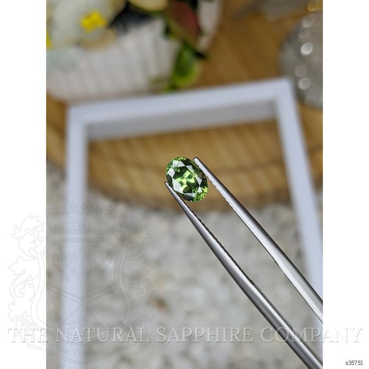 1.12 Ct. Green Sapphire from Madagascar