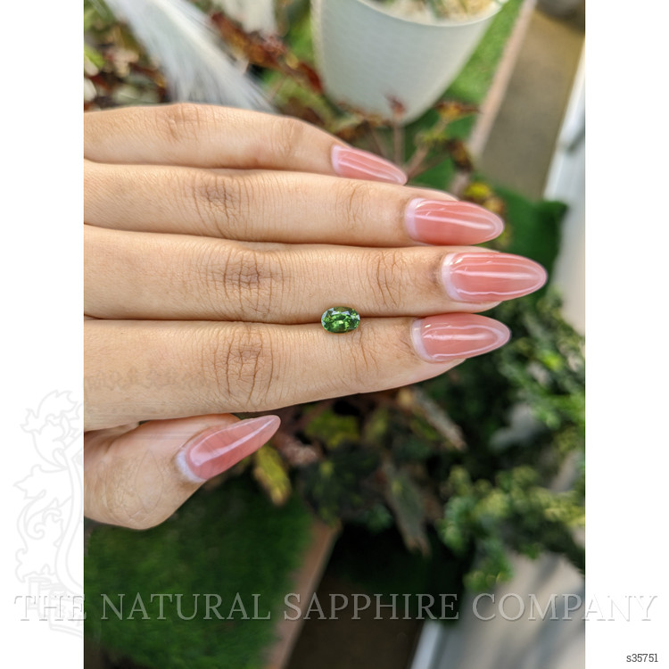 1.12 Ct. Green Sapphire from Madagascar