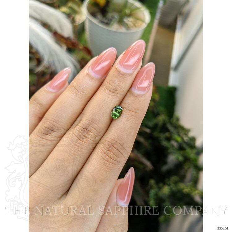 1.12 Ct. Green Sapphire from Madagascar