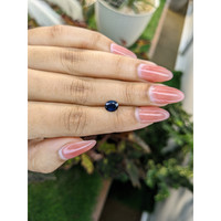 0.95 Ct. Blue Sapphire from Madagascar Life Style