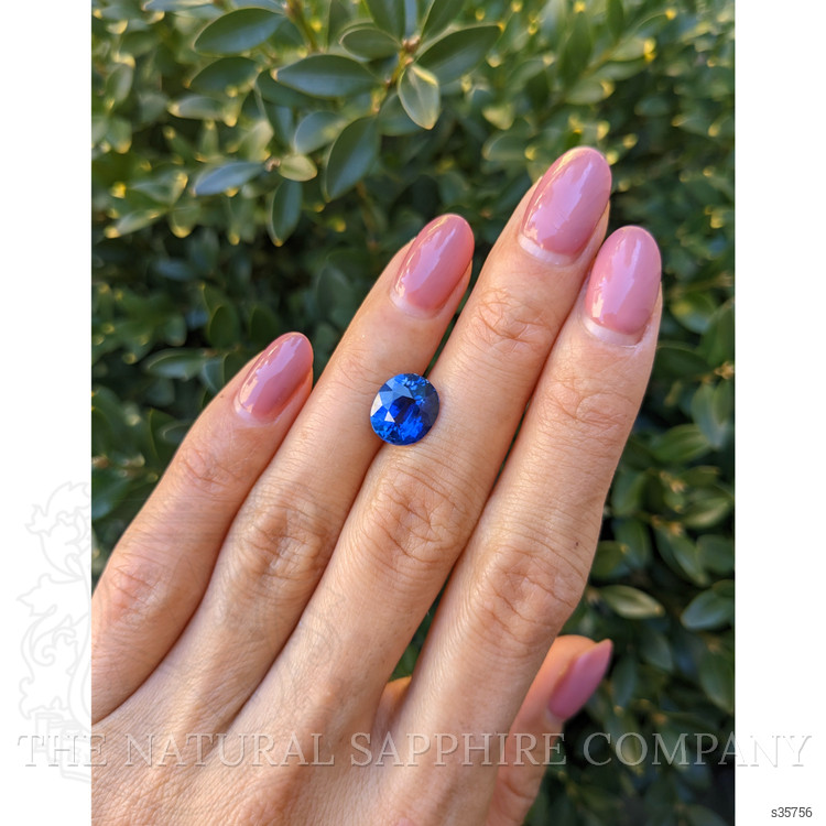4.12 Ct. Blue Sapphire from Ceylon (Sri Lanka)