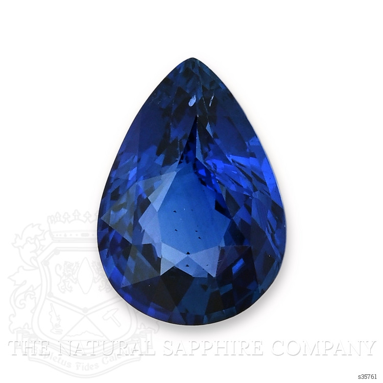 3.98 Ct. Blue Sapphire from Ceylon (Sri Lanka)