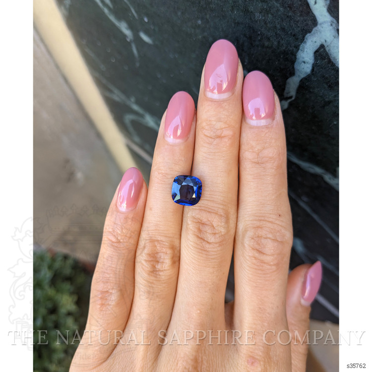 3.83 Ct. Blue Sapphire from Ceylon (Sri Lanka)