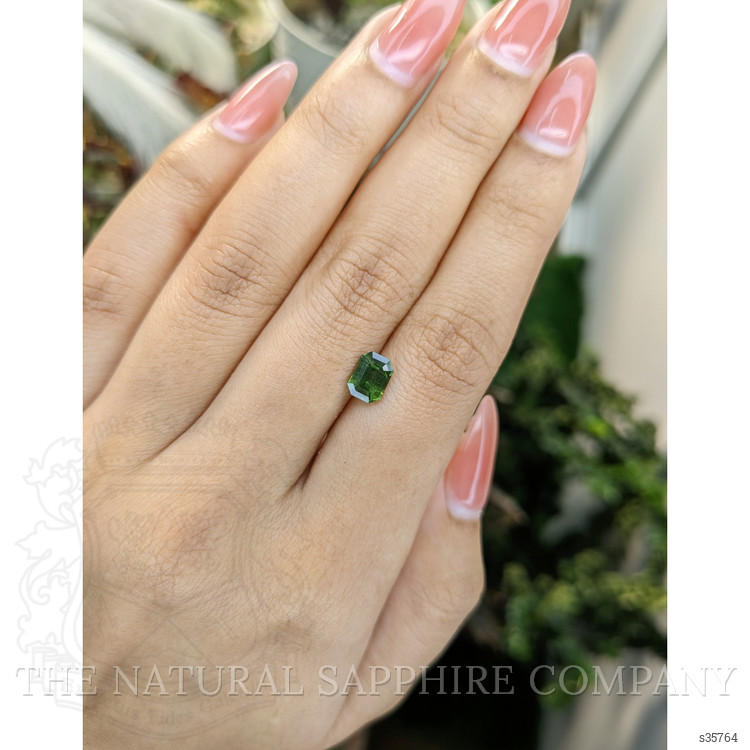 1.31 Ct. Yellowish Green Sapphire from Madagascar