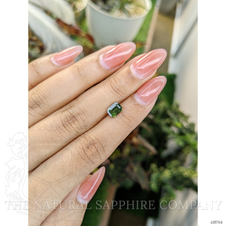 1.31 Ct. Yellowish Green Sapphire from Madagascar