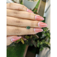 1.31 Ct. Yellowish Green Sapphire from Madagascar Life Style
