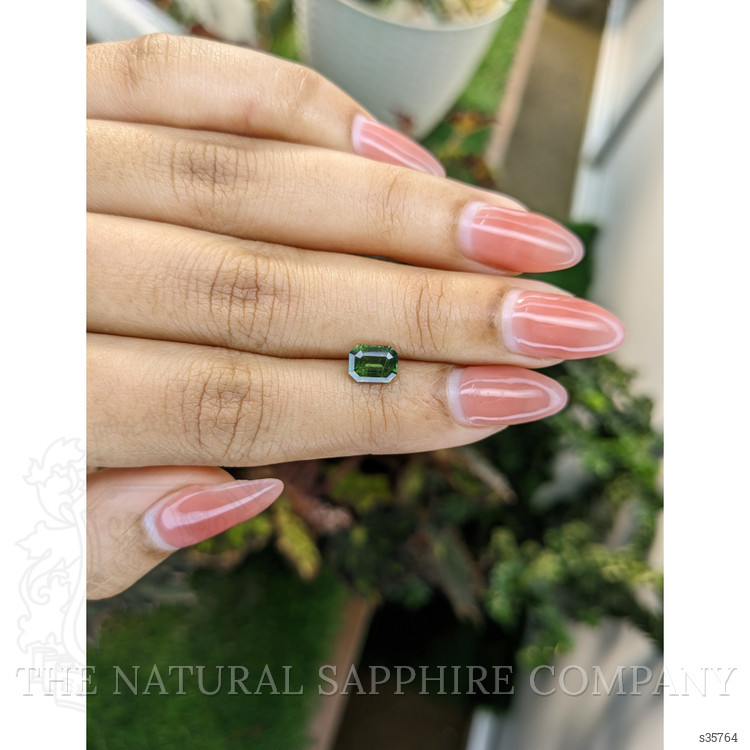 1.31 Ct. Yellowish Green Sapphire from Madagascar
