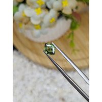 0.84 Ct. Green Sapphire from Madagascar Life Style