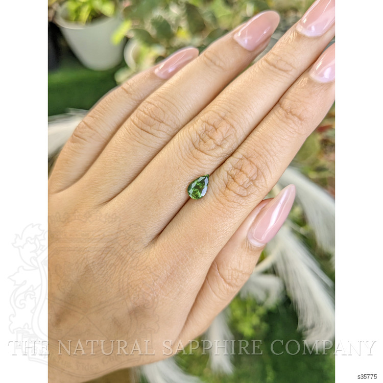 1.28 Ct. Green Sapphire from Madagascar