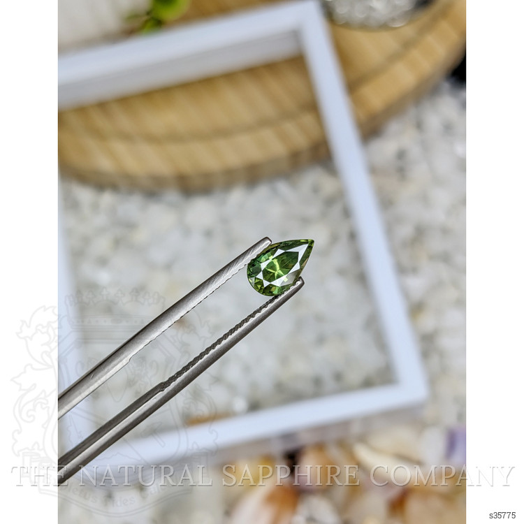 1.28 Ct. Green Sapphire from Madagascar