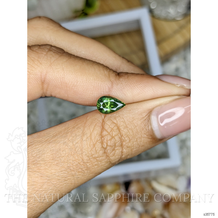 1.28 Ct. Green Sapphire from Madagascar