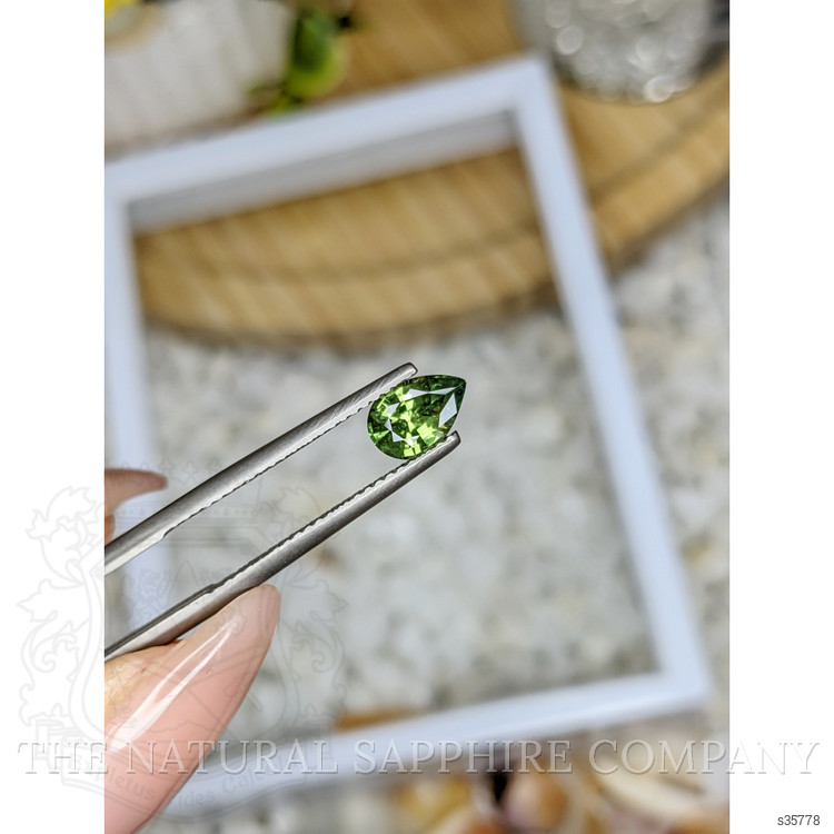 0.92 Ct. Green Sapphire from Madagascar