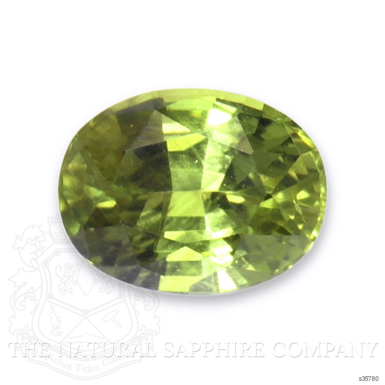 1.23 Ct. Yellowish Green Sapphire from Madagascar