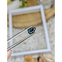 1.12 Ct. Greenish Blue Sapphire from Madagascar Life Style