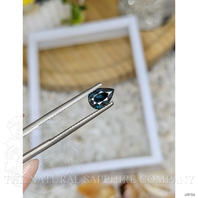 1.12 Ct. Greenish Blue Sapphire from Madagascar