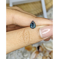 1.12 Ct. Greenish Blue Sapphire from Madagascar Life Style