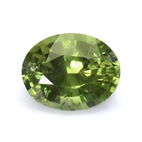 0.95 Ct. Yellowish Green Sapphire from Madagascar Video