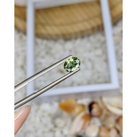 0.81 Ct. Green Sapphire from Madagascar Life Style