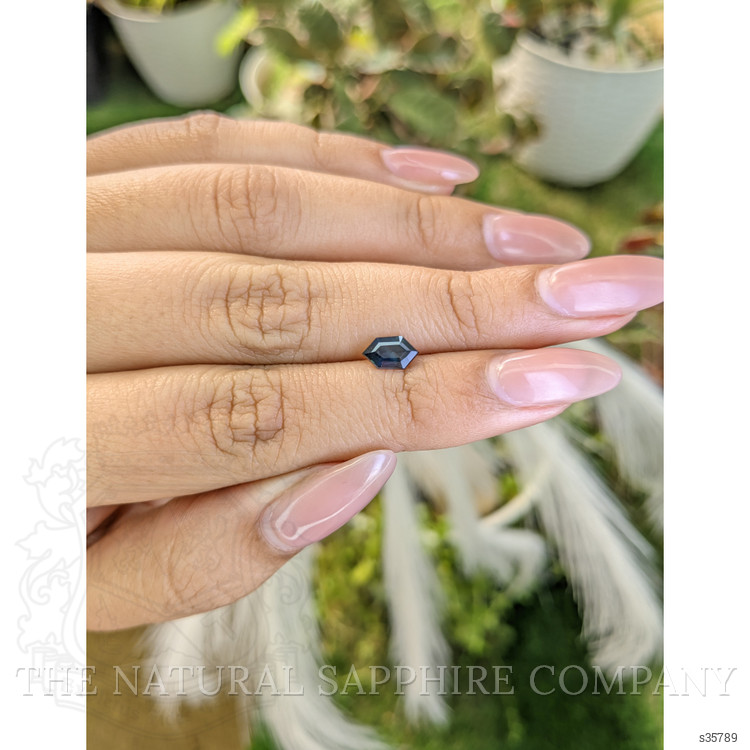 0.83 Ct. Greenish Blue Sapphire from Madagascar