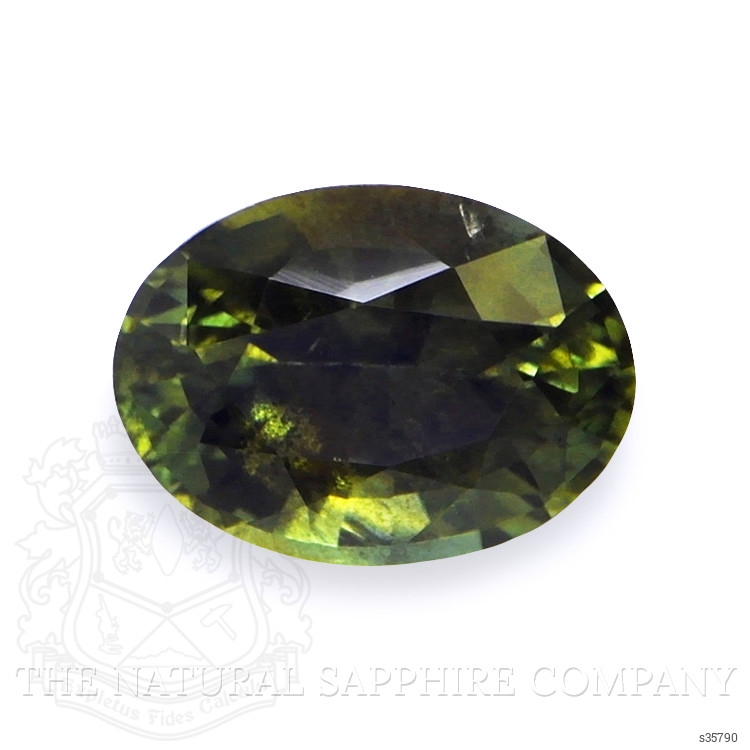 1.10 Ct. Yellowish Green Sapphire from Madagascar
