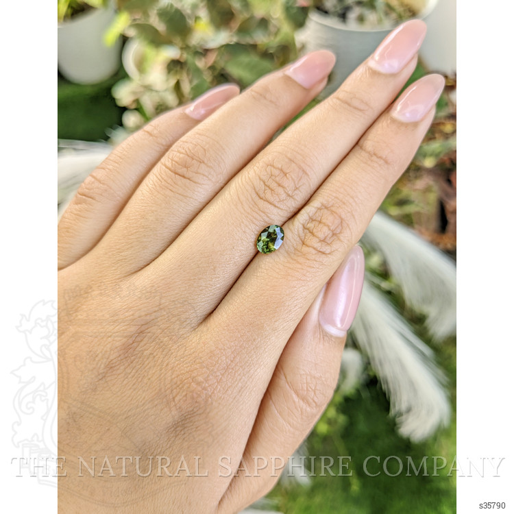 1.10 Ct. Yellowish Green Sapphire from Madagascar