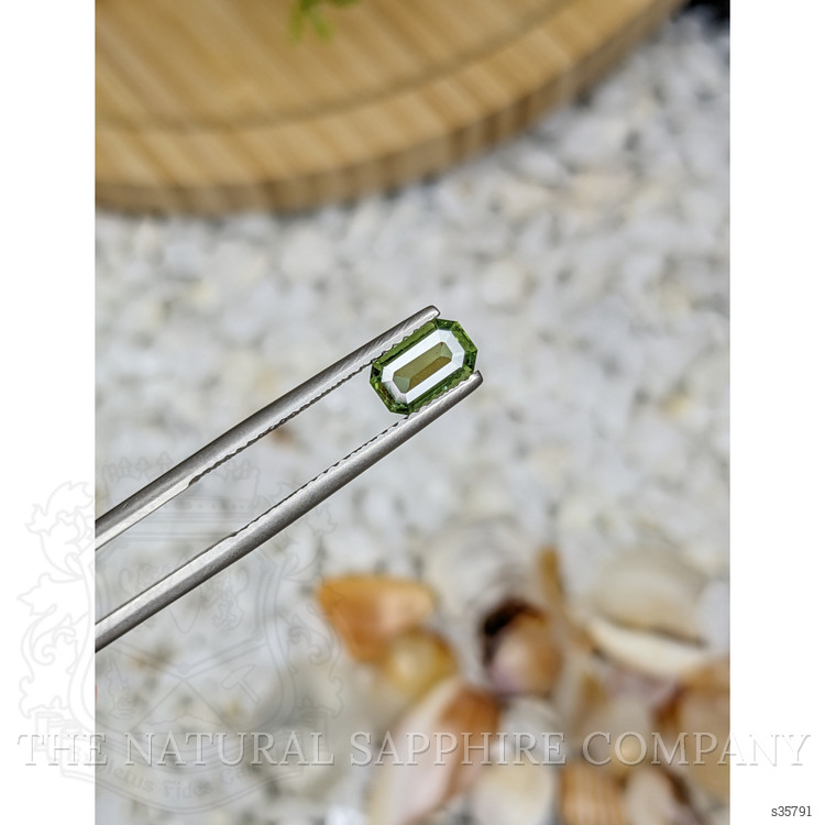 0.77 Ct. Green Sapphire from Madagascar