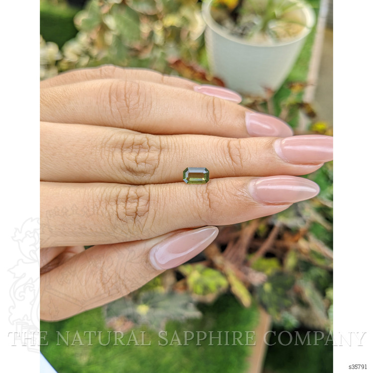 0.77 Ct. Green Sapphire from Madagascar