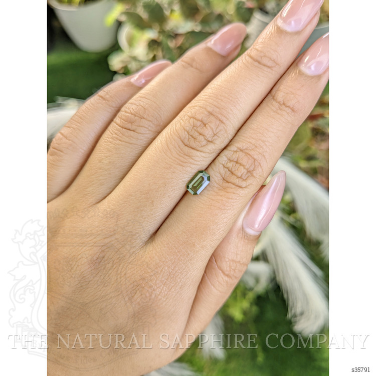 0.77 Ct. Green Sapphire from Madagascar