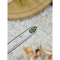 0.90 Ct. Green Sapphire from Madagascar Life Style