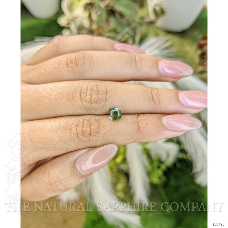 1.13 Ct. Yellowish Green Sapphire from Madagascar