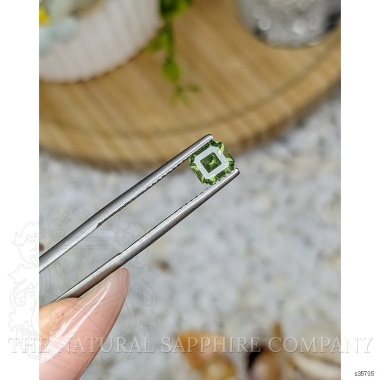 1.13 Ct. Yellowish Green Sapphire from Madagascar