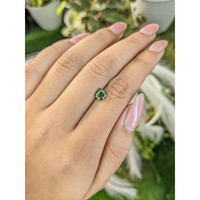 1.13 Ct. Yellowish Green Sapphire from Madagascar Life Style