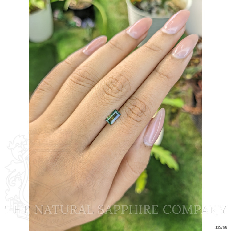 1.01 Ct. Yellowish Green Sapphire from Madagascar