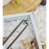 0.86 Ct. Greyish Blue Sapphire from Madagascar Life Style
