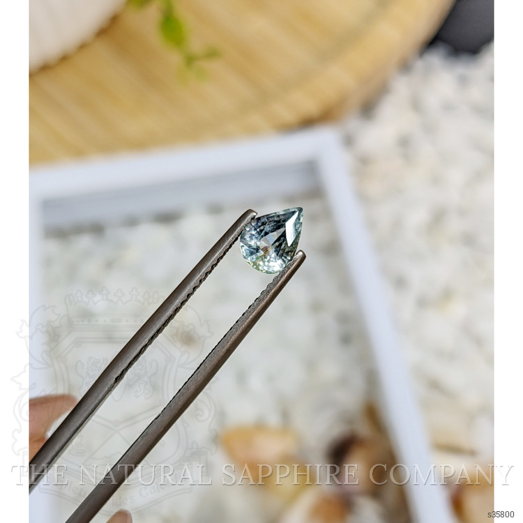 0.86 Ct. Greyish Blue Sapphire from Madagascar