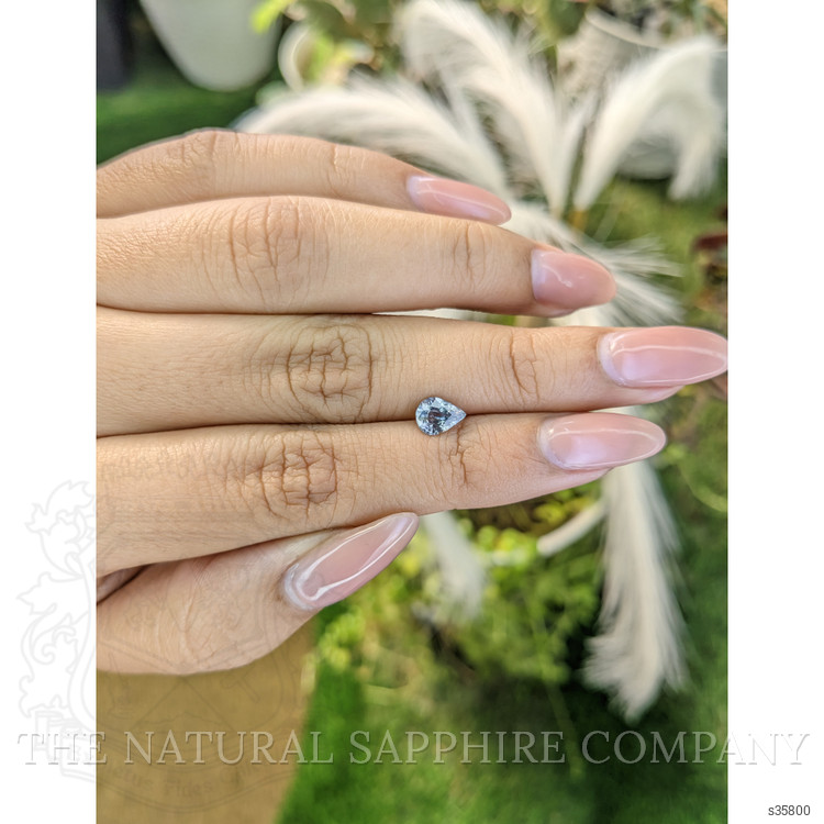 0.86 Ct. Greyish Blue Sapphire from Madagascar