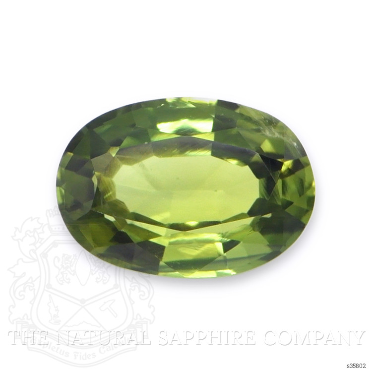 0.99 Ct. Yellowish Green Sapphire from Madagascar