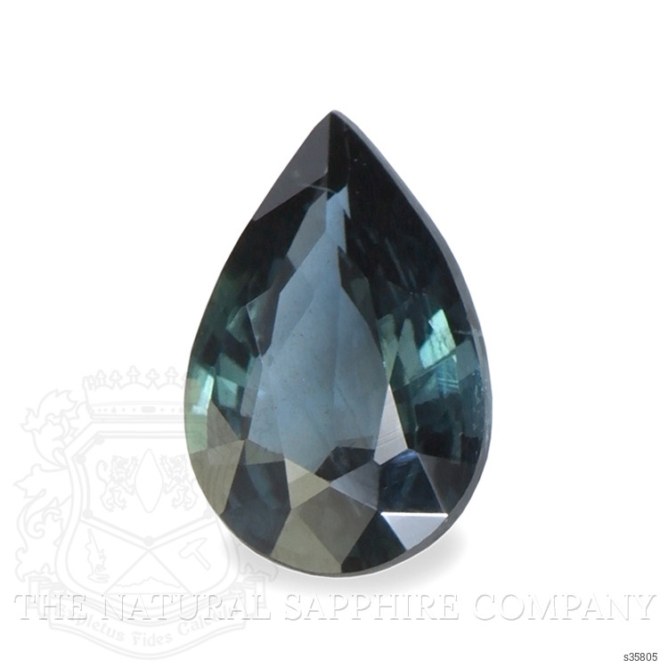 0.75 Ct. Greenish Blue Sapphire from Madagascar