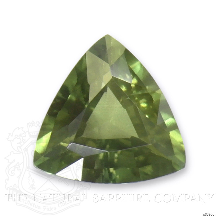 0.81 Ct. Yellowish Green Sapphire from Madagascar