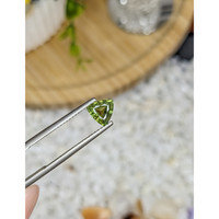 0.81 Ct. Yellowish Green Sapphire from Madagascar Life Style