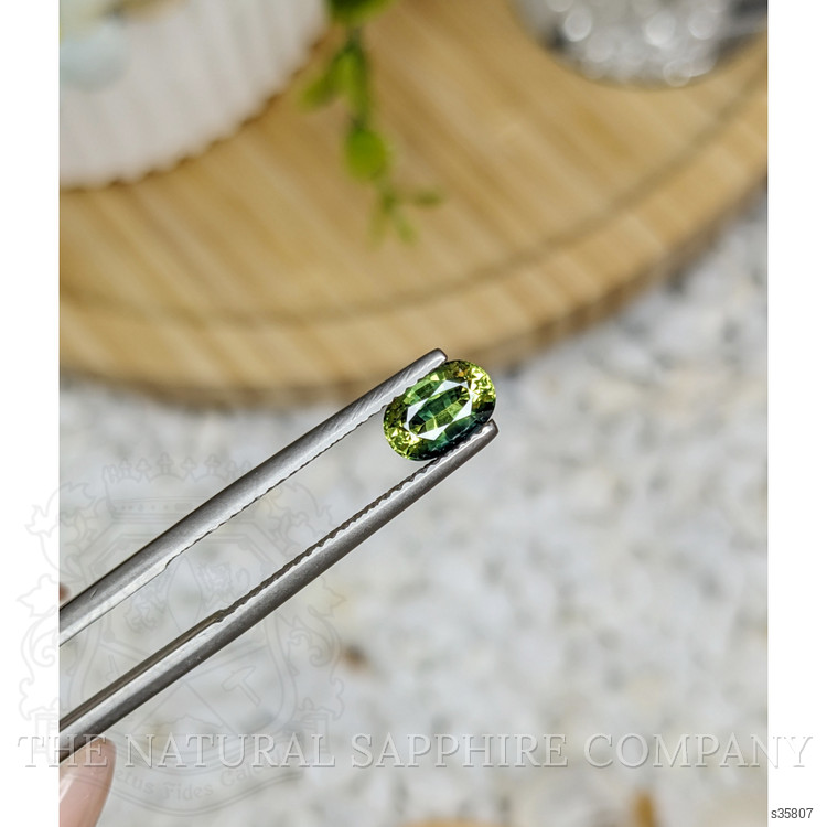 1.00 Ct. Bluish Green Sapphire from Madagascar
