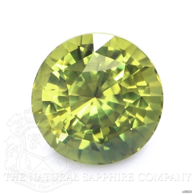 3.02 Ct. Yellowish Green Sapphire from Madagascar