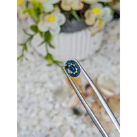 1.90 Ct. Greenish Blue Sapphire from Madagascar Life Style