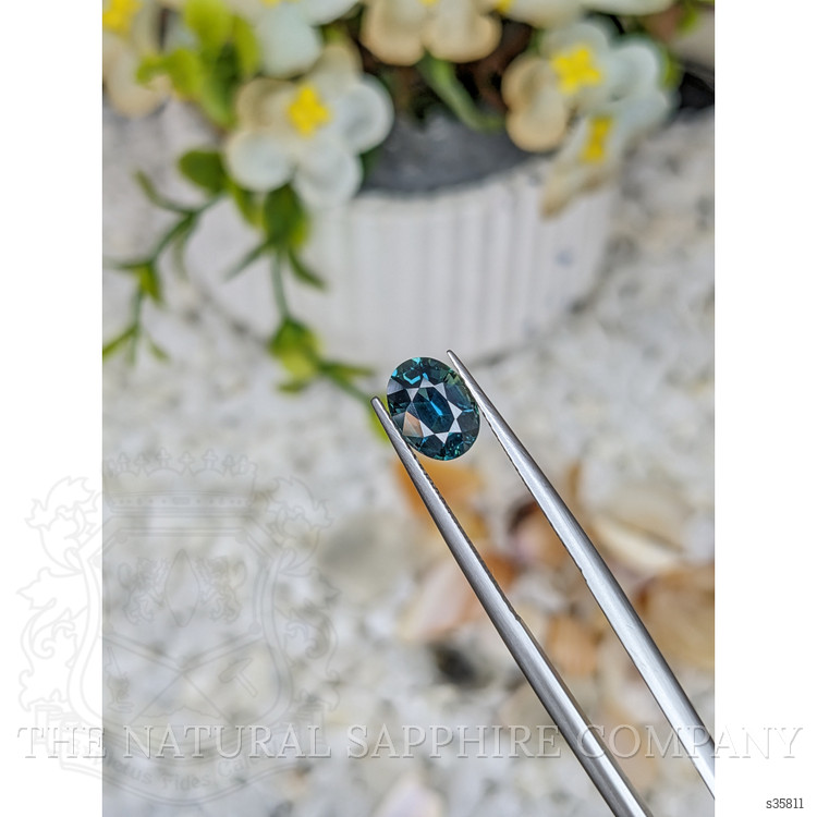 1.90 Ct. Greenish Blue Sapphire from Madagascar