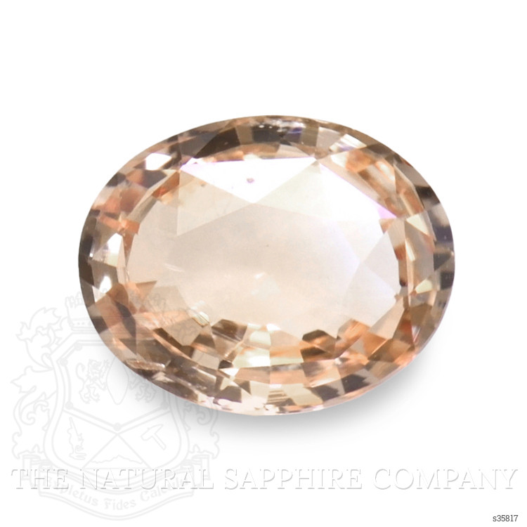 1.04 Ct. Peach Sapphire from Ceylon (Sri Lanka)